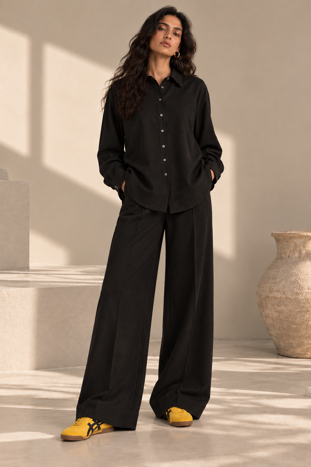 Side Buttoned Co-ord Set