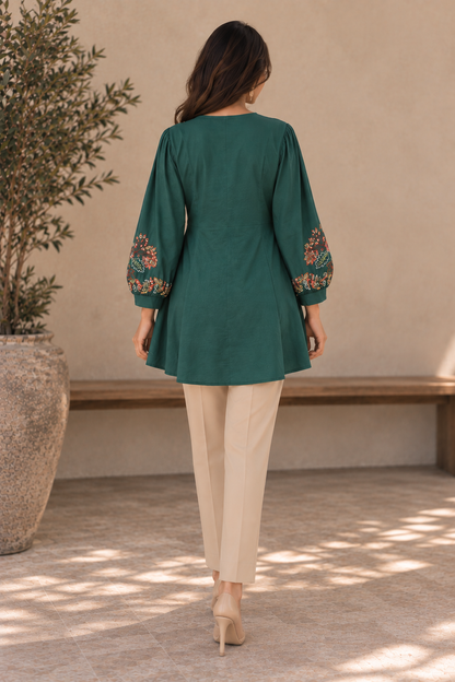 Aari Embroidery Kurti
