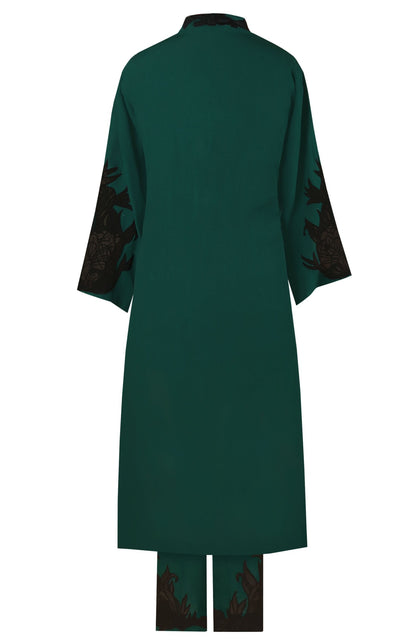 Appliqué Embroidery Kurta Set