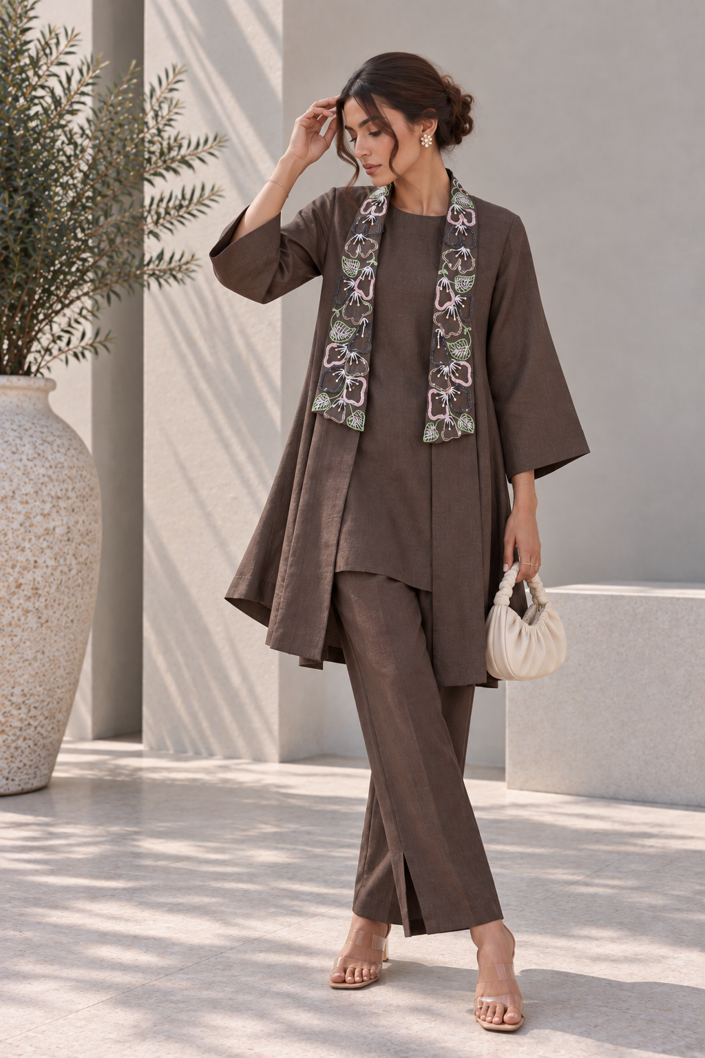 Poppies 3 Pcs Co-ord Set
