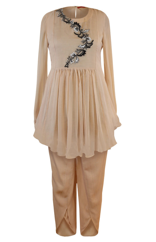 Short Shirt With Tulip Salwar