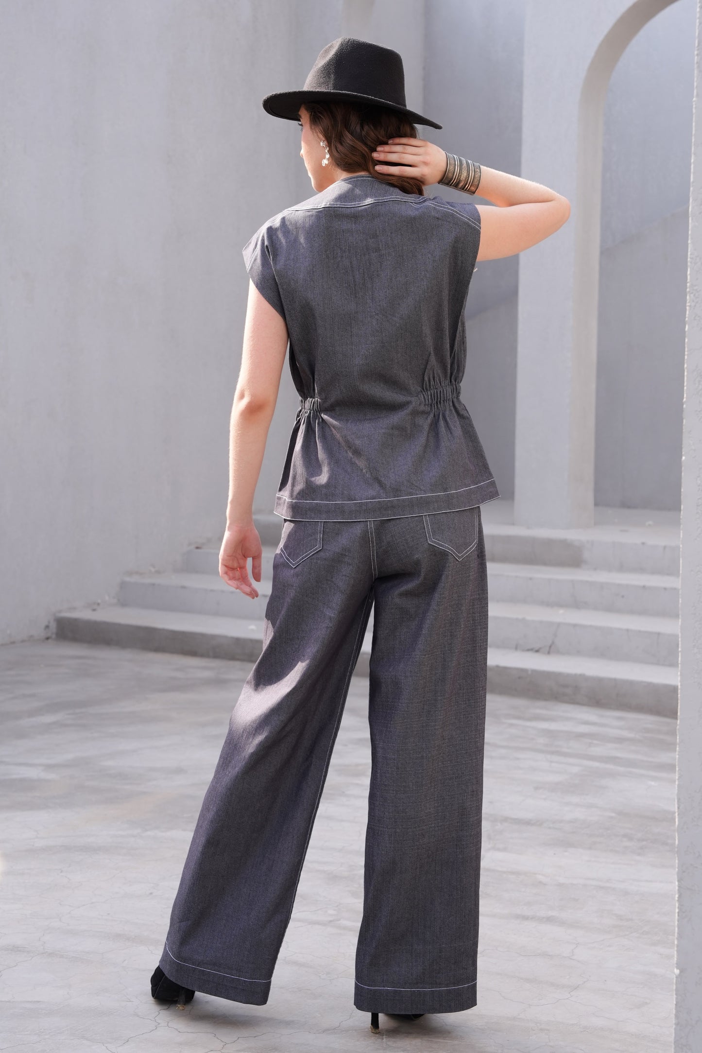 Combat Denim Co-ord Set
