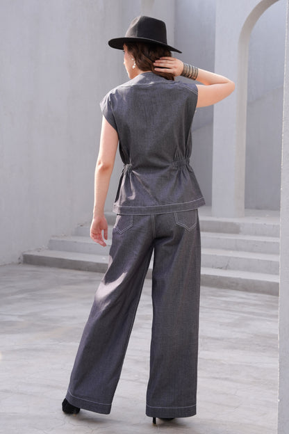Combat Denim Co-ord Set