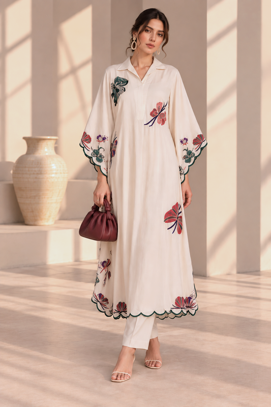 Butterflies Kaftan Set