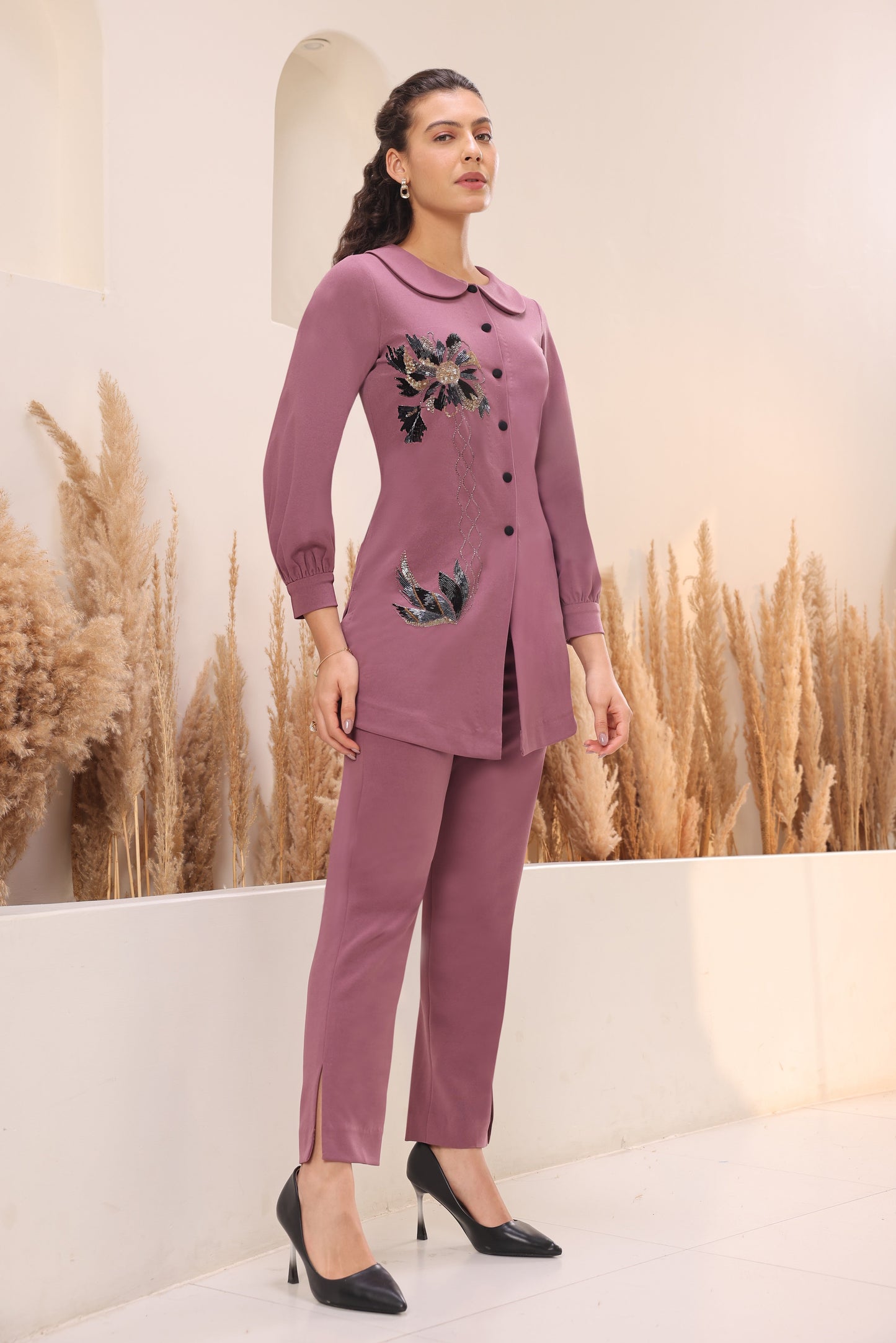 Daisy Peter Pan Top - RED