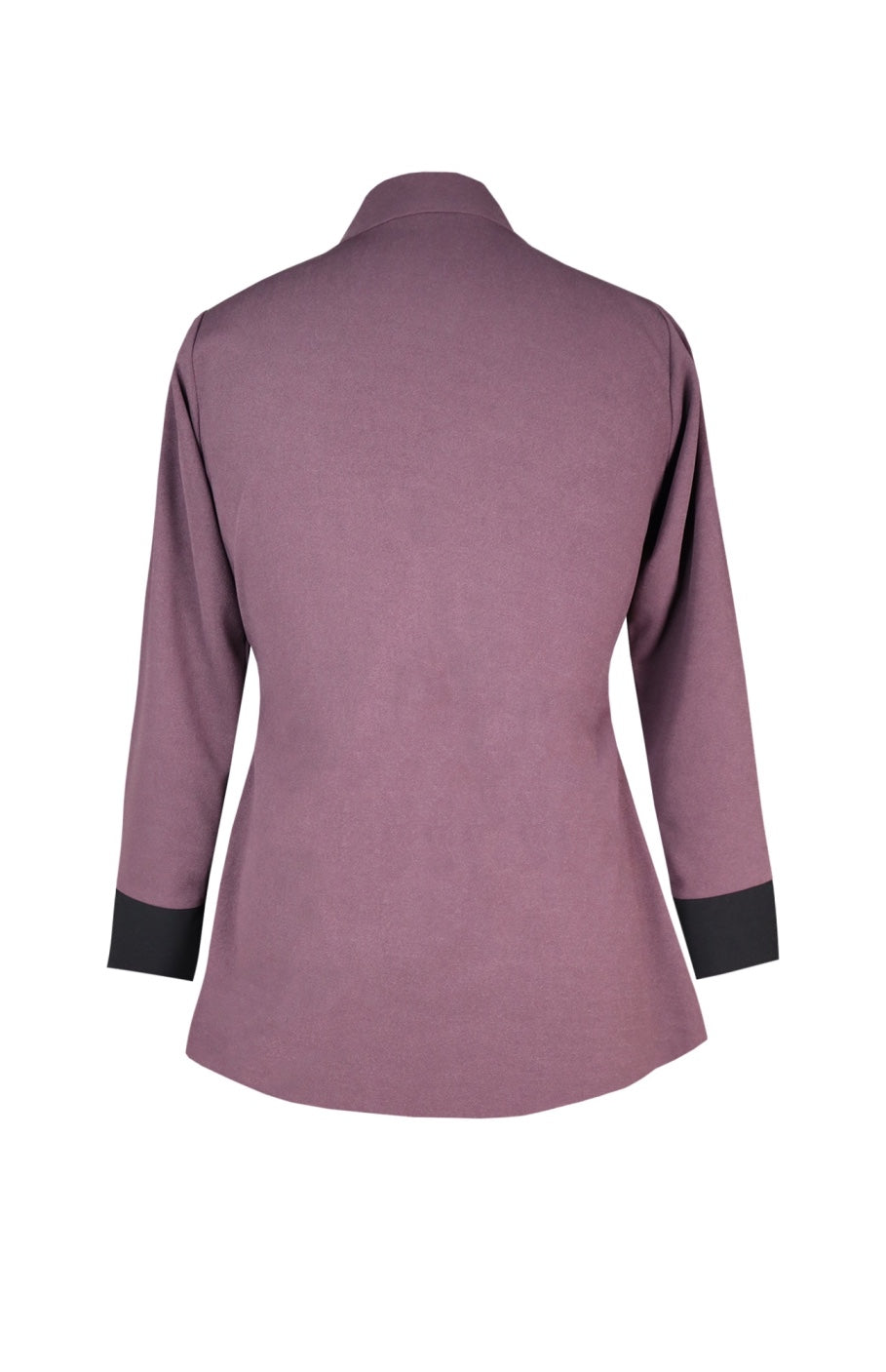 Daisy Top With Shawl Collar - FIG
