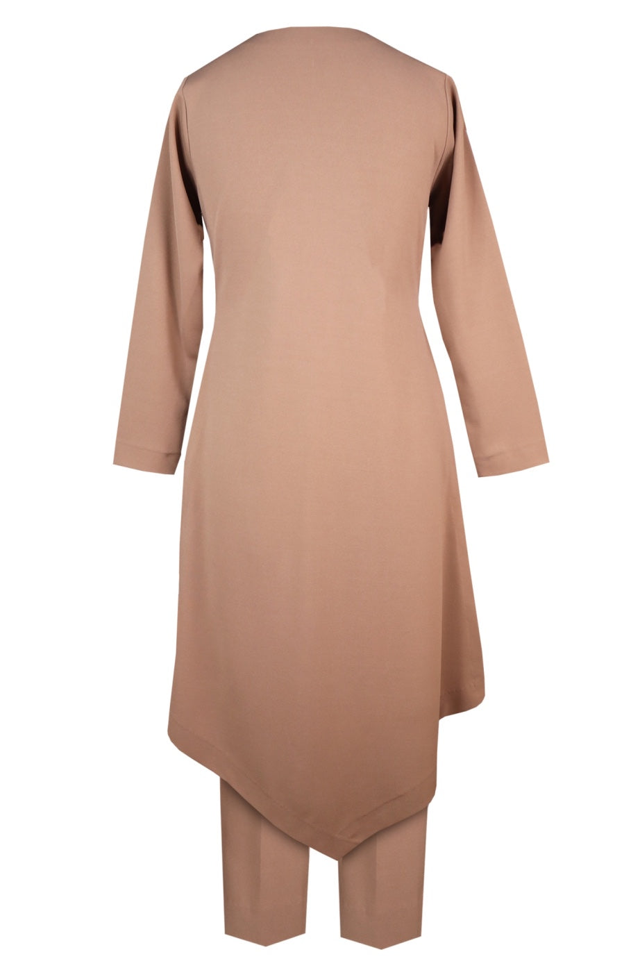 Daisy Colour Block Kurta Set - BEIGE