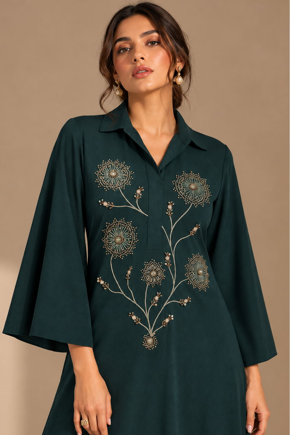 Dandelion Beads Kurta Set