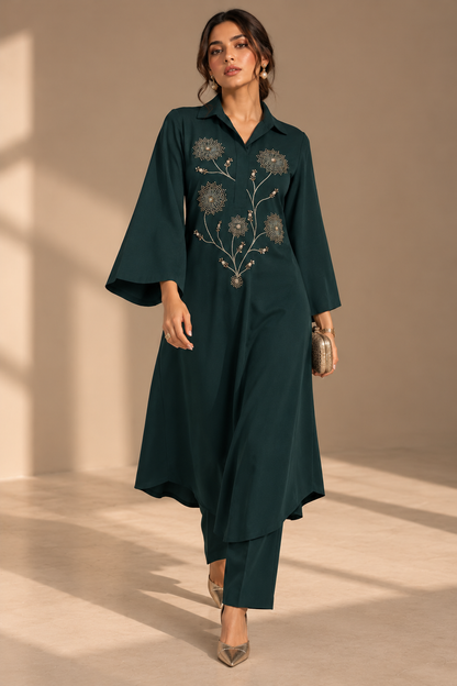 Dandelion Beads Kurta Set