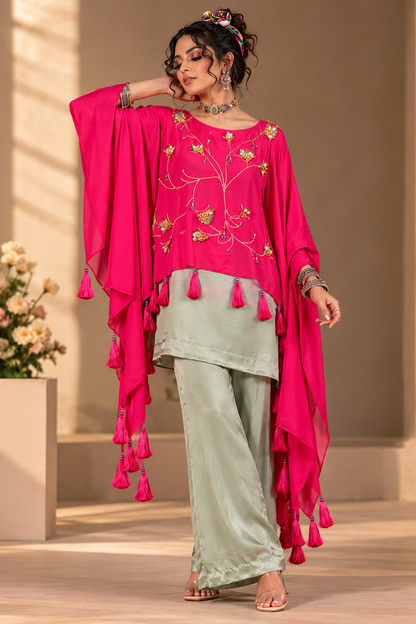 Double Layer Boho Kaftan Co-ord Set