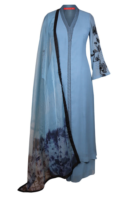 Georgette Suit With T&D Dupatta