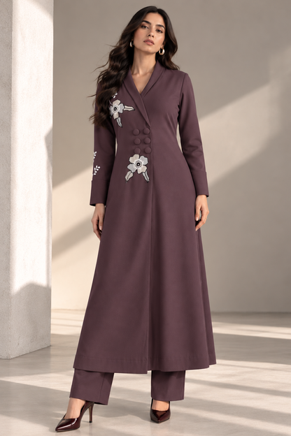 Double Breast Kurta Set
