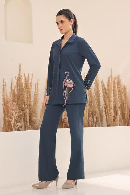 Flamingo Top - INDIGO