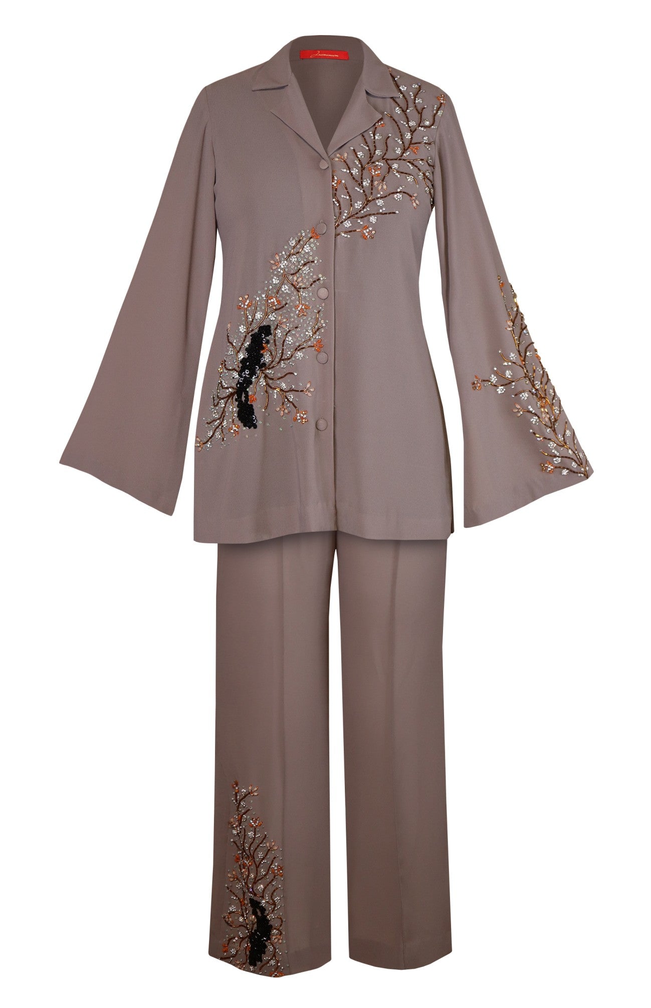 Sequins Embroidered Georgette Co-ord Set