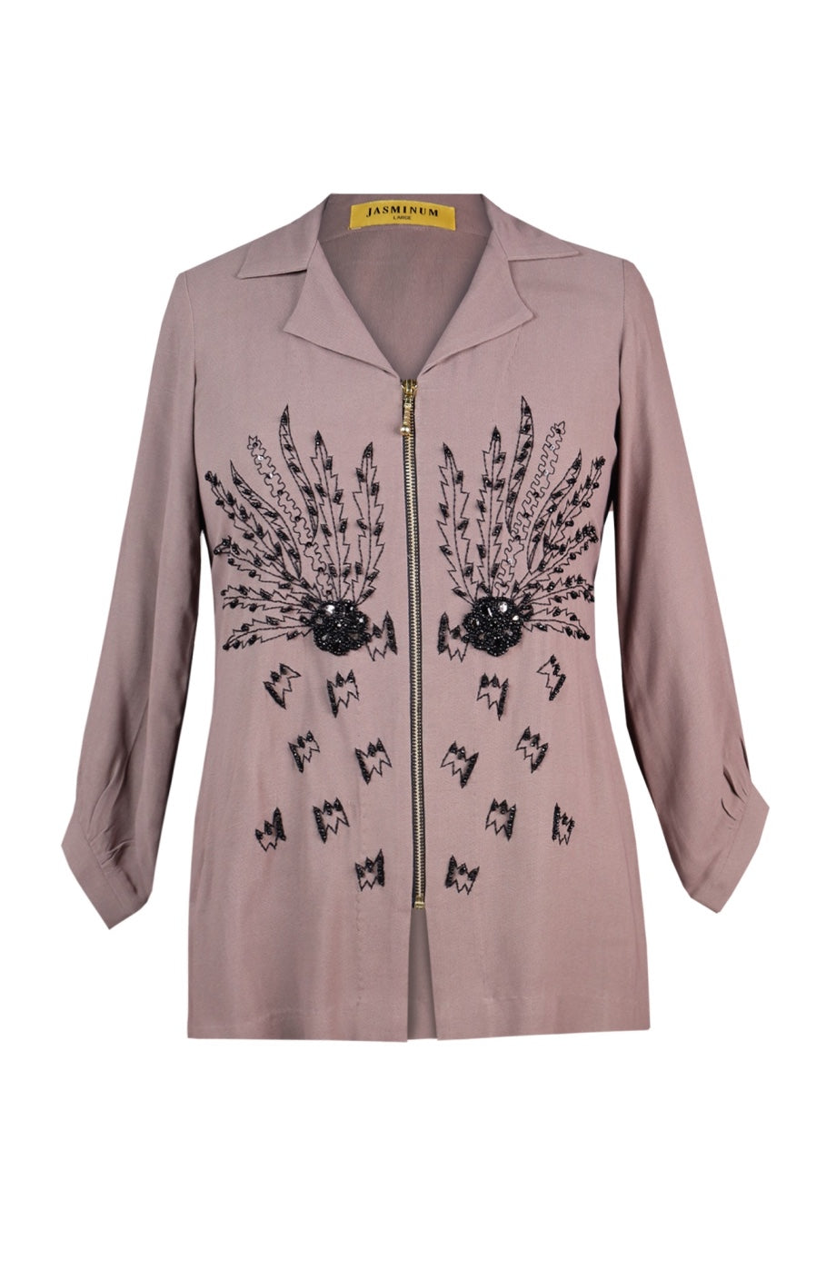Ferns Georgette Top - GREY