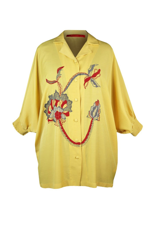 Hibiscus Batwing Top - BUTTER YELLOW