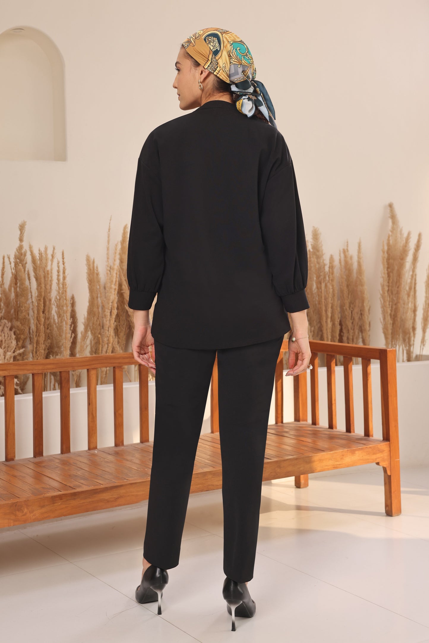 Hypnotic Oversized Co-ord Set - BLACK