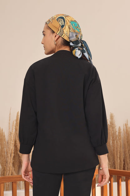 Hypnotic Oversized Shirt - BLACK