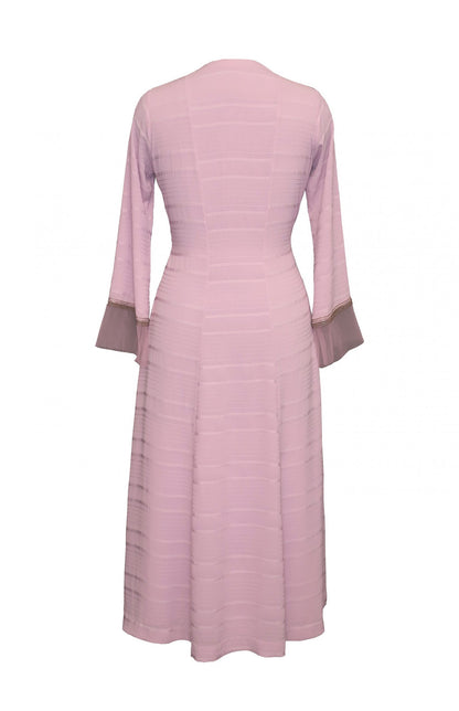 Lavender Chiffon Kurta Set