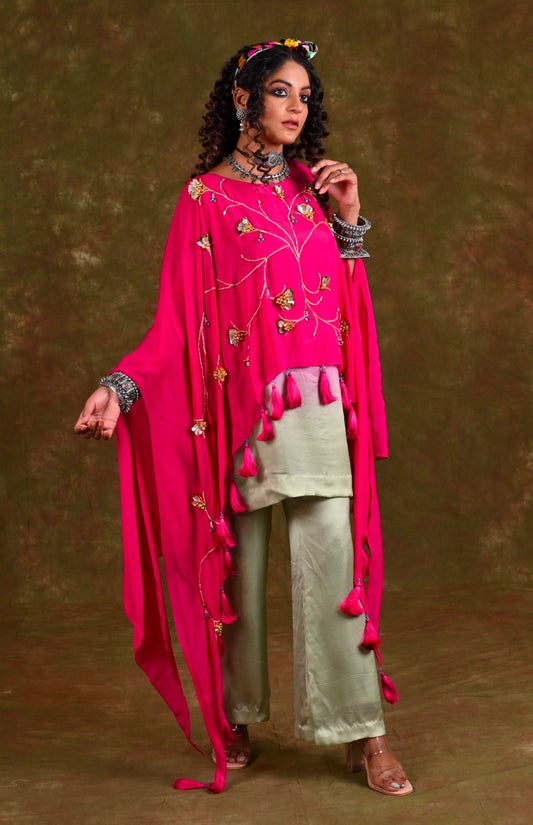 Double Layer Boho Kaftan Co-ord Set