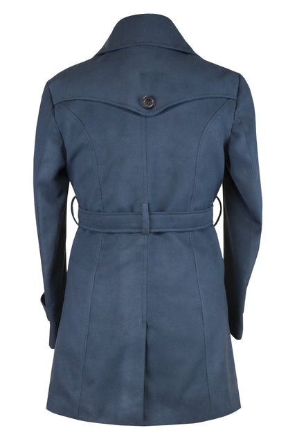 Indigo Mid-Length Coat