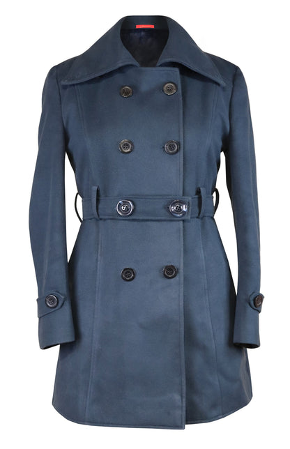 Indigo Mid-Length Coat