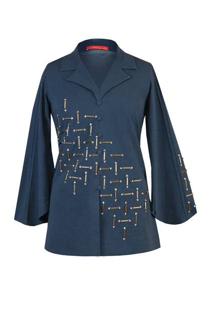 Winter Top with Nalki Embroidery