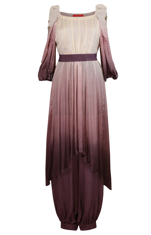 Ombré Asymmetric Dress
