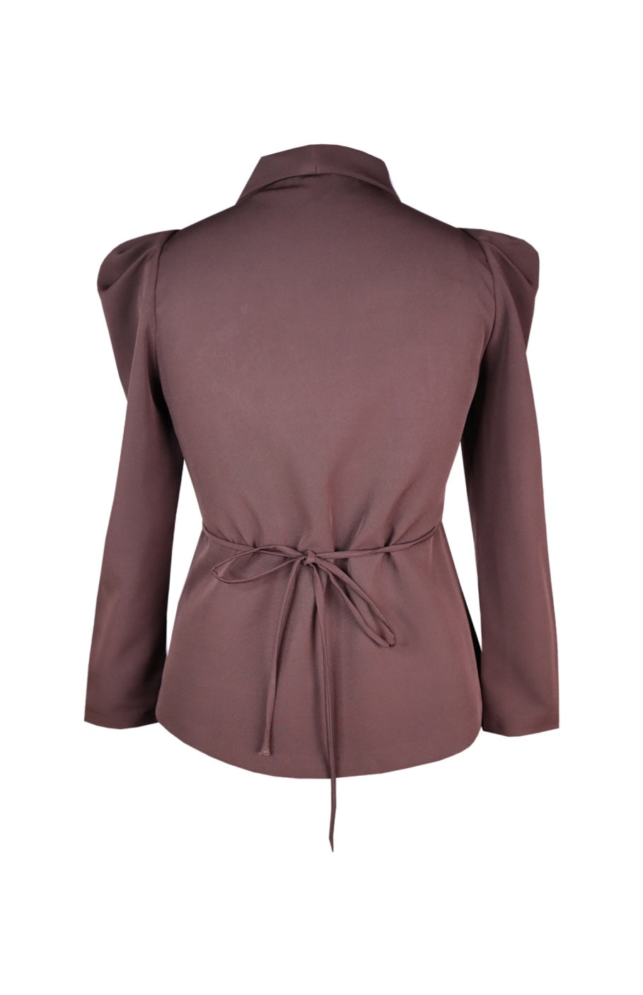 Glasswing Double Breast Jacket - BROWN