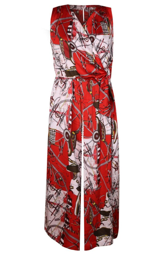 Printed Short Jumpsuit