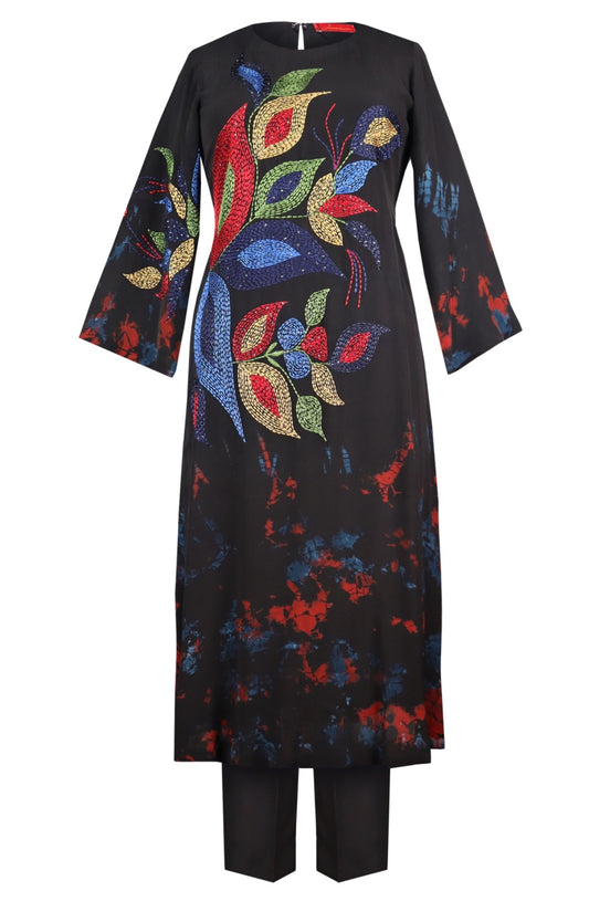 Kantha Tie & Dye Kurta Set