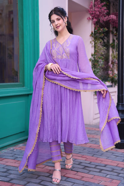 Spike Angrakha Suit - LILAC
