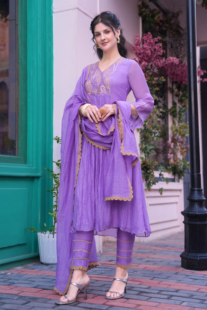 Spike Angrakha Suit - LILAC