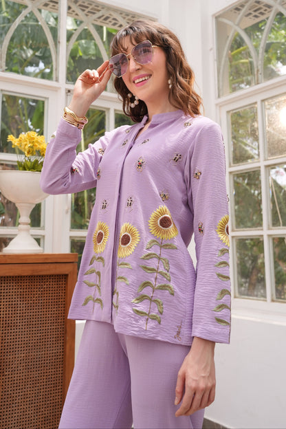 Sunflower Top - LILAC