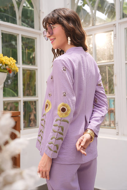 Sunflower Co-ord Set - LILAC