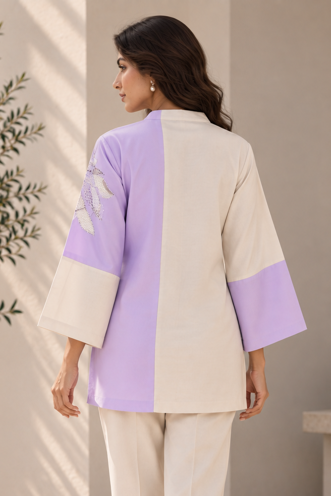 Dual Tone Kantha Top
