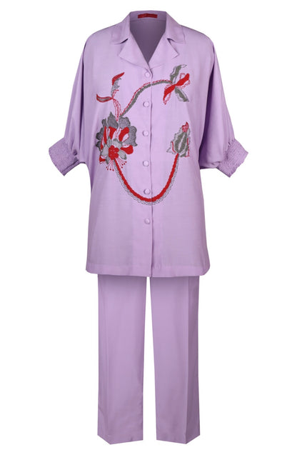 Hibiscus Batwing Co-ord Set