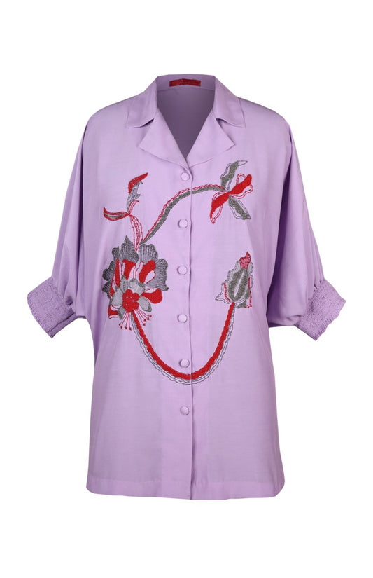 Hibiscus Batwing Top