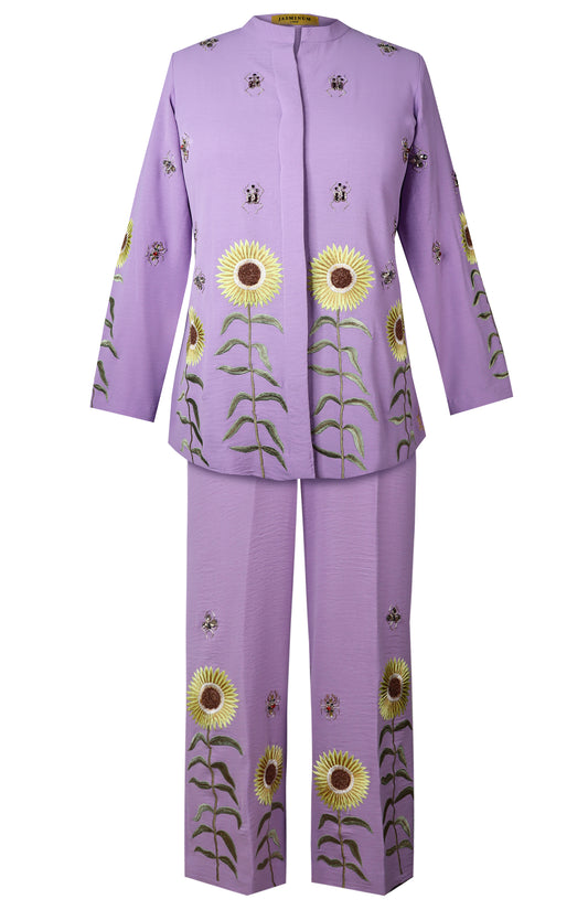 Sunflower Co-ord Set - LILAC