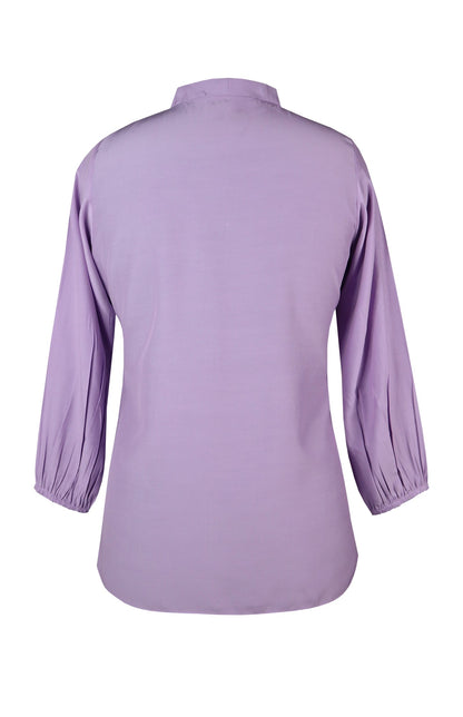 Chunky Butterflies Cotton Top - LILAC