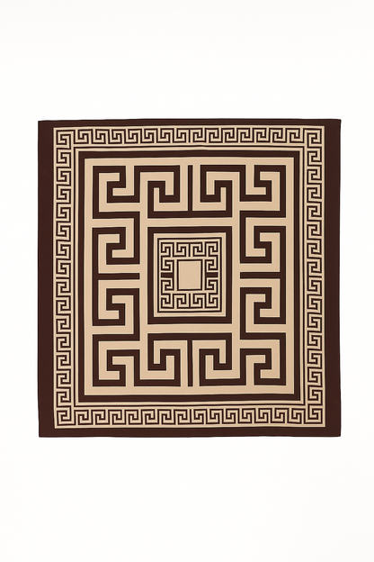 Satin Scarf - MAZE MATRIX