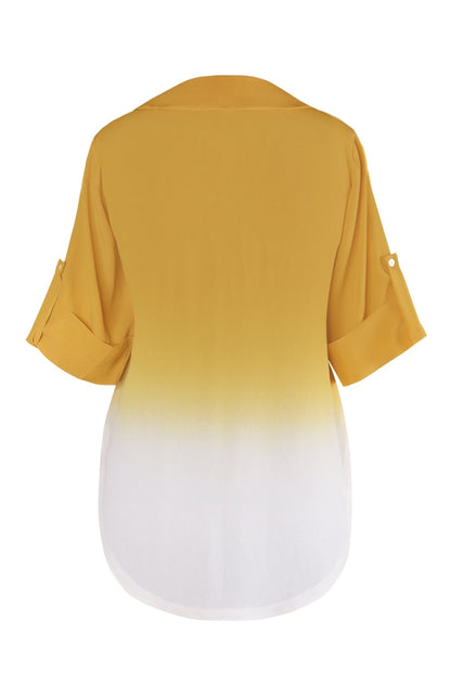 Ombré Crepe Top