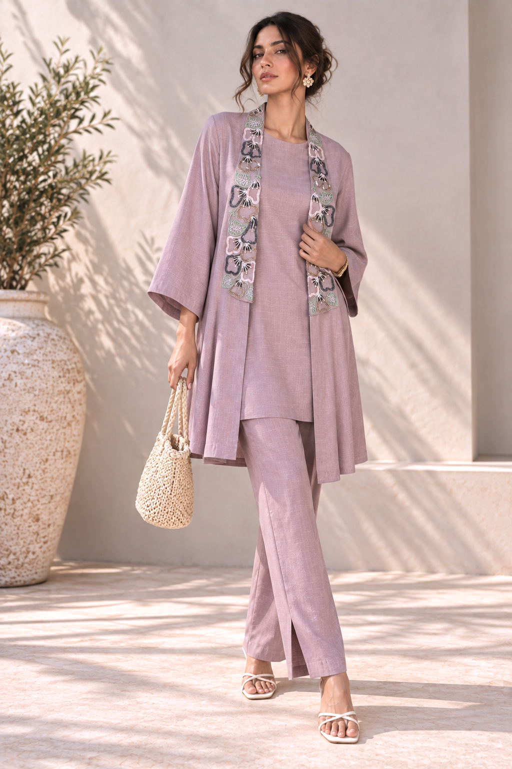 Poppies 3 Pcs Co-ord Set