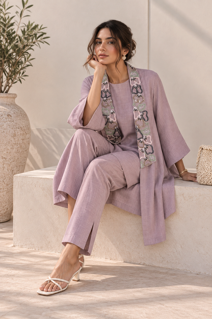 Poppies 3 Pcs Co-ord Set