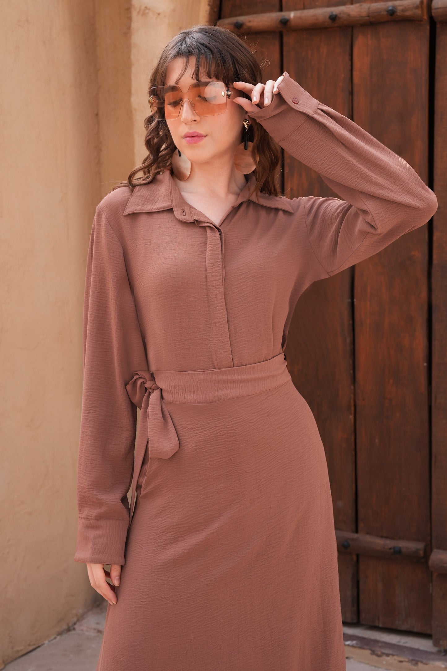 Oversized Shirt - MOCHA