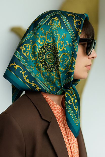 Satin Scarf - MOSAIC