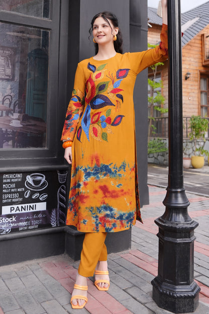 Kantha Tie & Dye Kurta Set