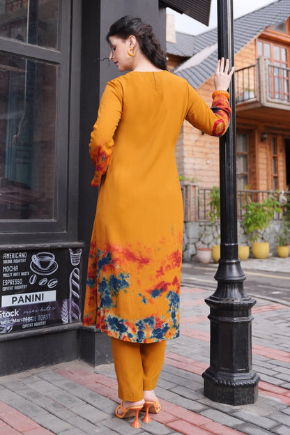 Kantha Tie & Dye  Kurta Set