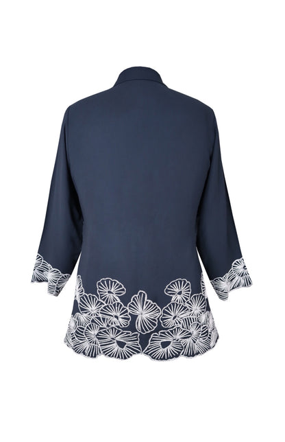 Line Art Top - NAVY