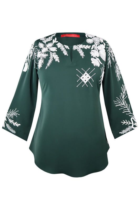 Needle Leaf Top - GREEN